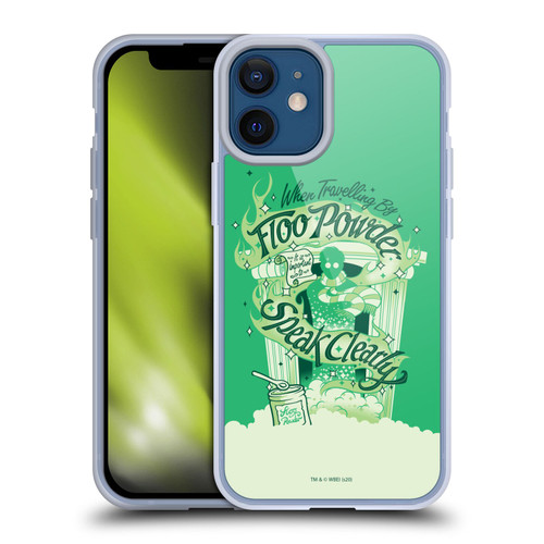 Harry Potter Deathly Hallows XVIII Floo Powder Soft Gel Case for Apple iPhone 12 Mini & MagSafe