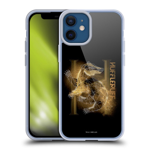 Harry Potter Deathly Hallows XVIII Hufflepuff Soft Gel Case for Apple iPhone 12 Mini & MagSafe