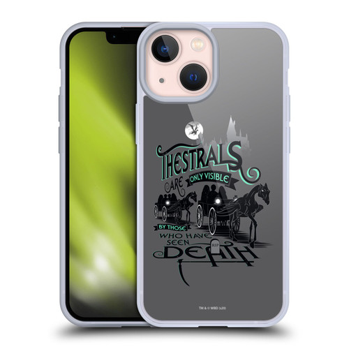 Harry Potter Deathly Hallows XVIII Thestrals Soft Gel Case for Apple iPhone 13 Mini & MagSafe