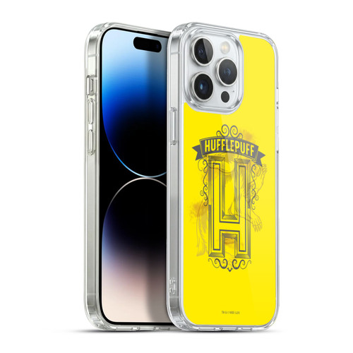 Harry Potter Deathly Hallows XVIII Hufflepuff 2 Soft Gel Case for Apple iPhone 13 Pro Max & MagSafe
