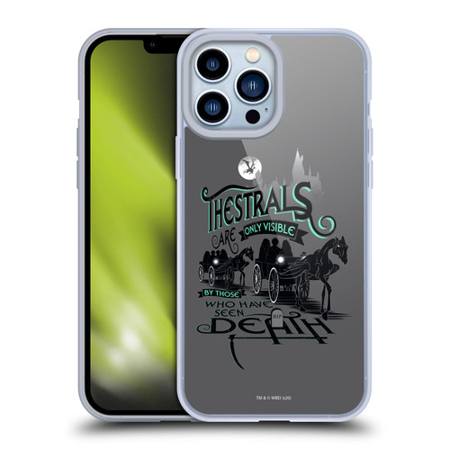 Harry Potter Deathly Hallows XVIII Thestrals Soft Gel Case for Apple iPhone 13 Pro Max & MagSafe