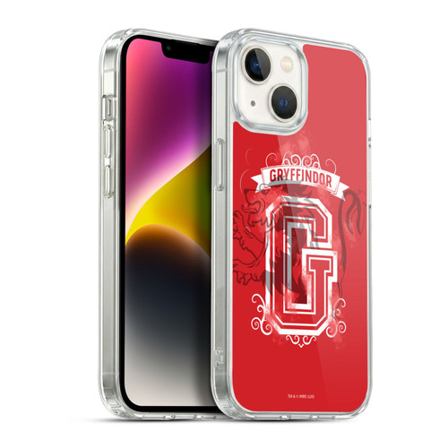 Harry Potter Deathly Hallows XVIII Gryffindor 2 Soft Gel Case for Apple iPhone 14