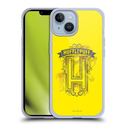 Harry Potter Deathly Hallows XVIII Hufflepuff 2 Soft Gel Case for Apple iPhone 14