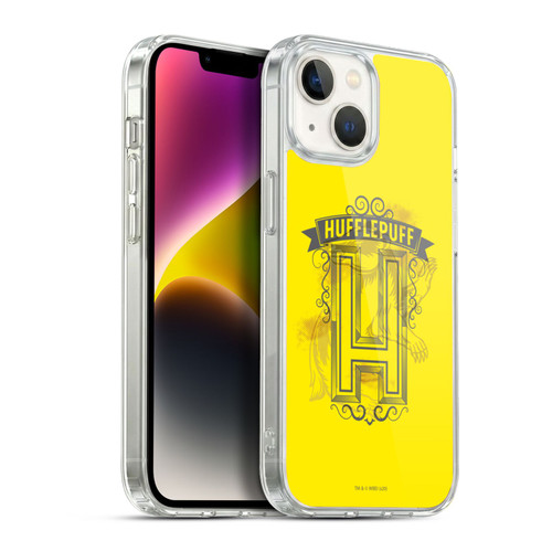 Harry Potter Deathly Hallows XVIII Hufflepuff 2 Soft Gel Case for Apple iPhone 14