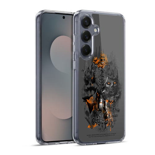 Batman Arkham Knight Graphics City Of Fear Scarecrow Soft Gel Case for Samsung Galaxy S25+ & MagSafe