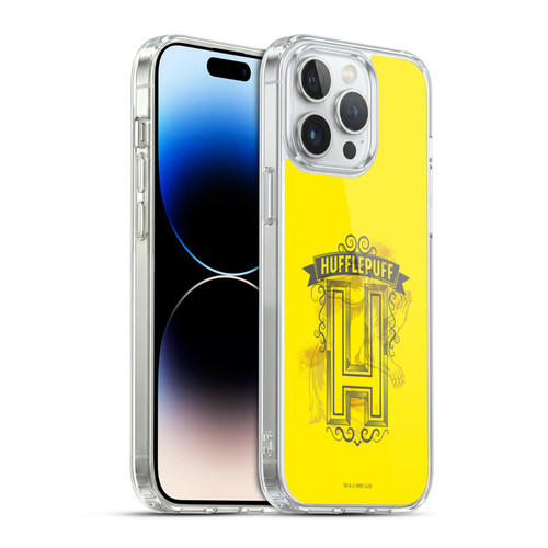 Harry Potter Deathly Hallows XVIII Hufflepuff 2 Soft Gel Case for Apple iPhone 14 Pro Max & MagSafe