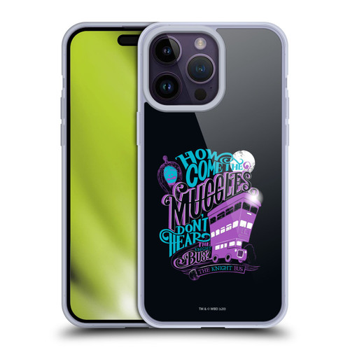Harry Potter Deathly Hallows XVIII The Knight Bus Soft Gel Case for Apple iPhone 14 Pro Max & MagSafe
