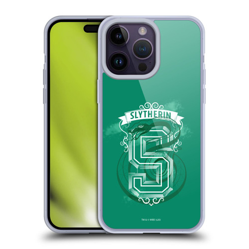 Harry Potter Deathly Hallows XVIII Slytherin 2 Soft Gel Case for Apple iPhone 14 Pro Max & MagSafe