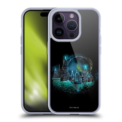 Harry Potter Deathly Hallows XVIII Hogwarts Soft Gel Case for Apple iPhone 14 Pro & MagSafe