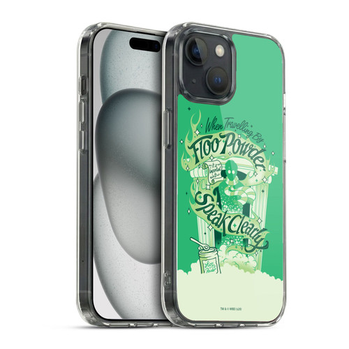 Harry Potter Deathly Hallows XVIII Floo Powder Soft Gel Case for Apple iPhone 15 & MagSafe