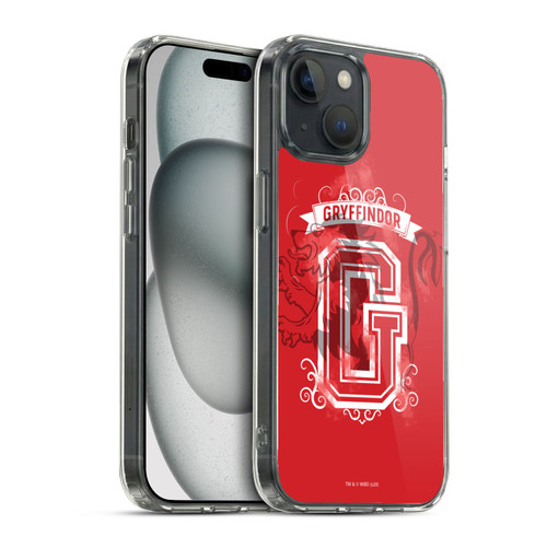 Harry Potter Deathly Hallows XVIII Gryffindor 2 Soft Gel Case for Apple iPhone 15 & MagSafe
