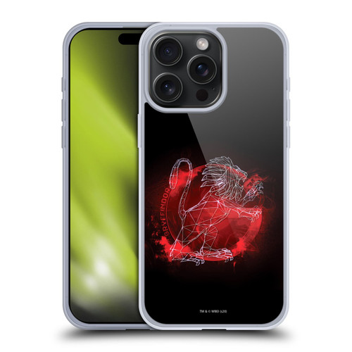 Harry Potter Deathly Hallows XVIII Gryffindor Soft Gel Case for Apple iPhone 15 Pro Max & MagSafe