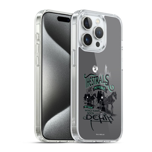 Harry Potter Deathly Hallows XVIII Thestrals Soft Gel Case for Apple iPhone 15 Pro & MagSafe