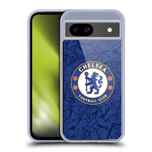 Chelsea Football Club 2019/20 Kit Home Soft Gel Case for Google Pixel 8a