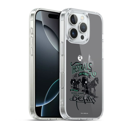 Harry Potter Deathly Hallows XVIII Thestrals Soft Gel Case for Apple iPhone 16 Pro & MagSafe