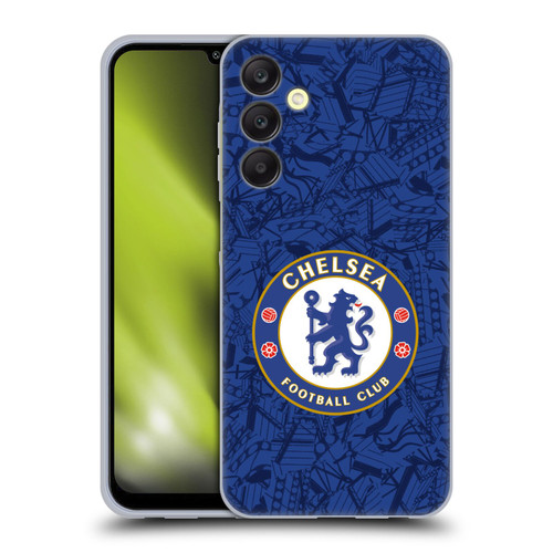 Chelsea Football Club 2019/20 Kit Home Soft Gel Case for Samsung Galaxy A25 5G