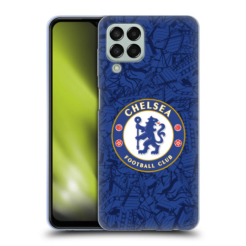 Chelsea Football Club 2019/20 Kit Home Soft Gel Case for Samsung Galaxy M33 (2022)