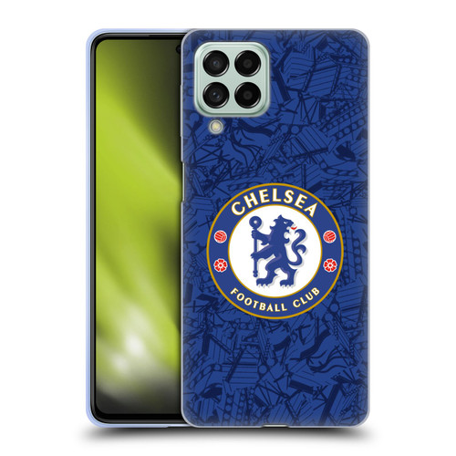 Chelsea Football Club 2019/20 Kit Home Soft Gel Case for Samsung Galaxy M53 (2022)