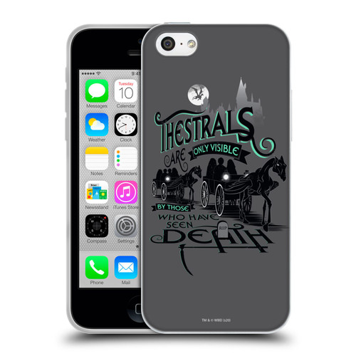 Harry Potter Deathly Hallows XVIII Thestrals Soft Gel Case for Apple iPhone 5c