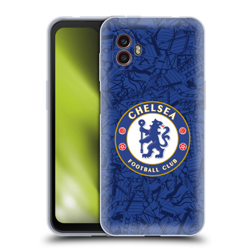 Chelsea Football Club 2019/20 Kit Home Soft Gel Case for Samsung Galaxy Xcover6 Pro/Pro2