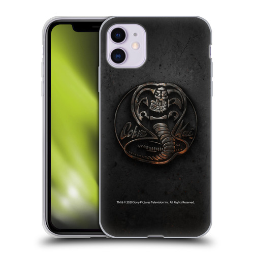 Cobra Kai Graphics Metal Logo Soft Gel Case for Apple iPhone 11