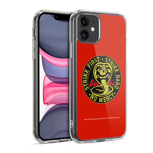 Cobra Kai Graphics Strike Logo Soft Gel Case for Apple iPhone 11
