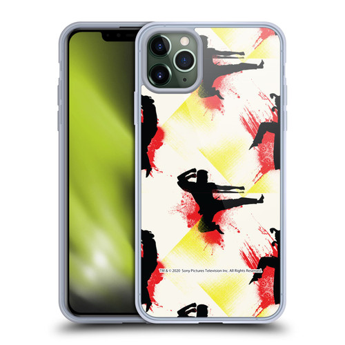 Cobra Kai Graphics Kick Pattern Soft Gel Case for Apple iPhone 11 Pro Max & MagSafe