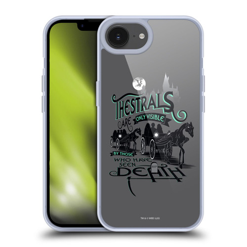 Harry Potter Deathly Hallows XVIII Thestrals Soft Gel Case for Apple iPhone 16e & MagSafe