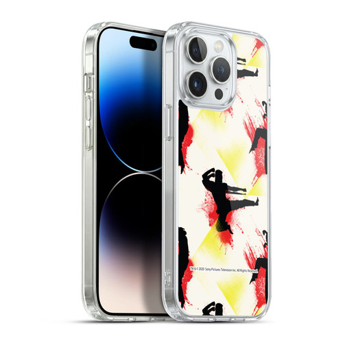 Cobra Kai Graphics Kick Pattern Soft Gel Case for Apple iPhone 13 Pro Max & MagSafe