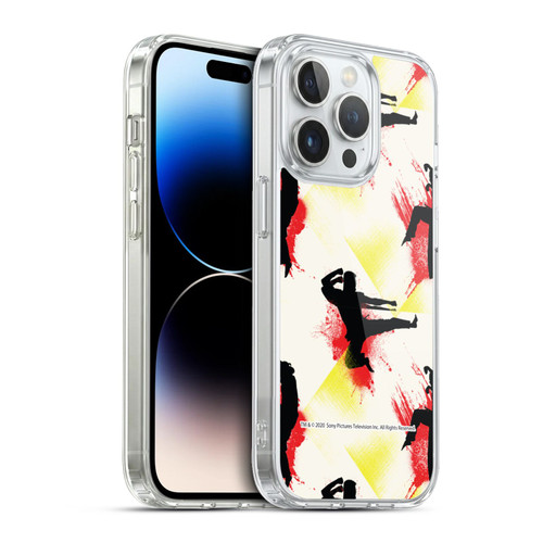 Cobra Kai Graphics Kick Pattern Soft Gel Case for Apple iPhone 13 Pro & MagSafe