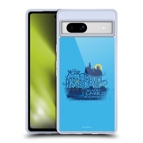 Harry Potter Deathly Hallows XVIII Big Black Lake Soft Gel Case for Google Pixel 7a