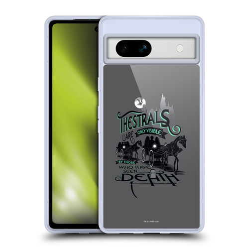 Harry Potter Deathly Hallows XVIII Thestrals Soft Gel Case for Google Pixel 7a