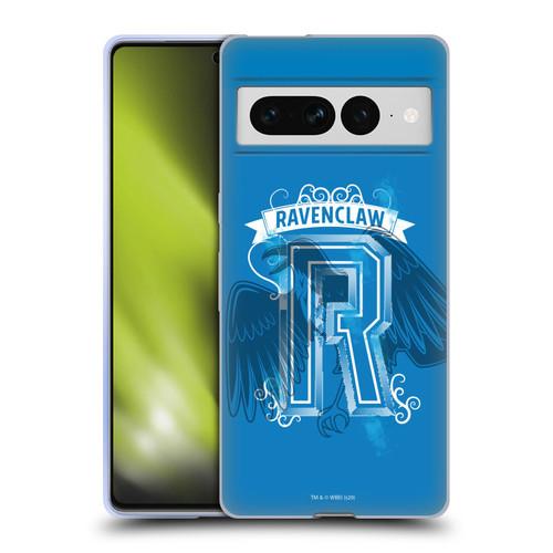 Harry Potter Deathly Hallows XVIII Ravenclaw 2 Soft Gel Case for Google Pixel 7 Pro