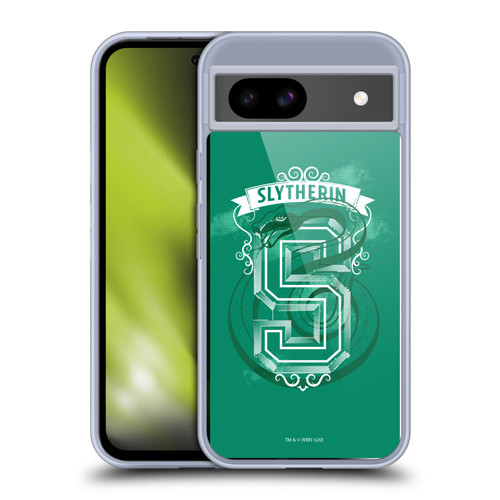 Harry Potter Deathly Hallows XVIII Slytherin 2 Soft Gel Case for Google Pixel 8a