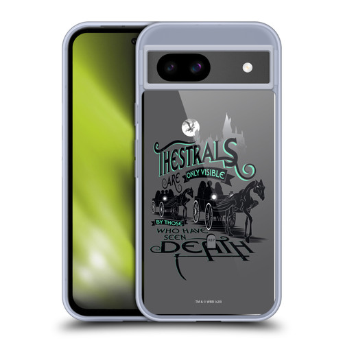 Harry Potter Deathly Hallows XVIII Thestrals Soft Gel Case for Google Pixel 8a