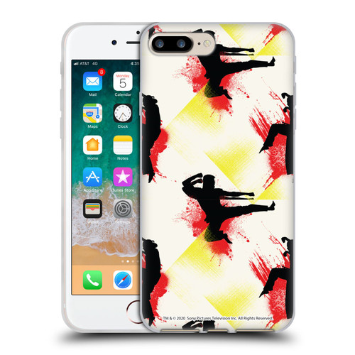 Cobra Kai Graphics Kick Pattern Soft Gel Case for Apple iPhone 7 Plus / iPhone 8 Plus & MagSafe