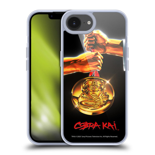 Cobra Kai Graphics Gold Medal Soft Gel Case for Apple iPhone 16e & MagSafe