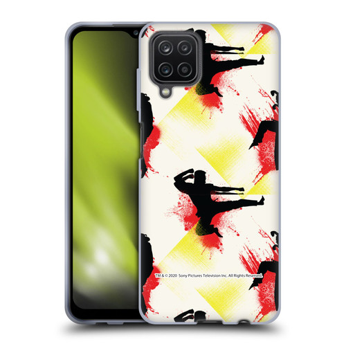 Cobra Kai Graphics Kick Pattern Soft Gel Case for Samsung Galaxy A12 (2020)