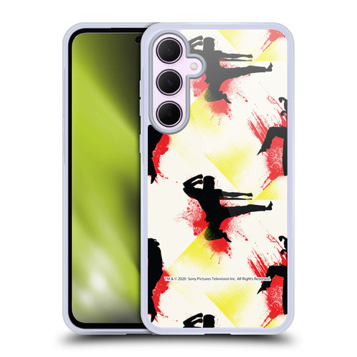 Cobra Kai Graphics Kick Pattern Soft Gel Case for Samsung Galaxy A35 5G