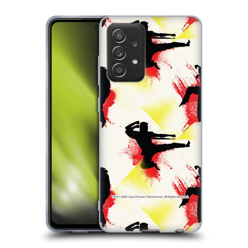 Cobra Kai Graphics Kick Pattern Soft Gel Case for Samsung Galaxy A52 / A52s / 5G (2021)