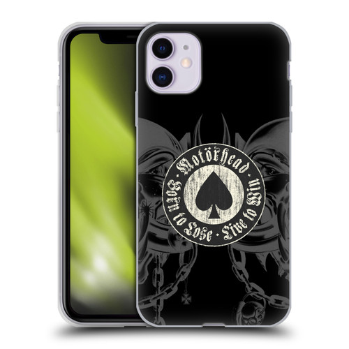 Motorhead Graphics Born To Lose Love To Win Soft Gel Case for Apple iPhone 11