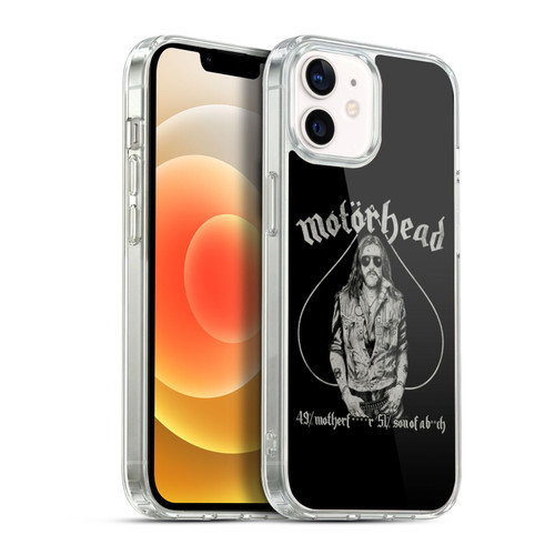 Motorhead Graphics Ace Of Spades Lemmy Soft Gel Case for Apple iPhone 12 / iPhone 12 Pro & MagSafe