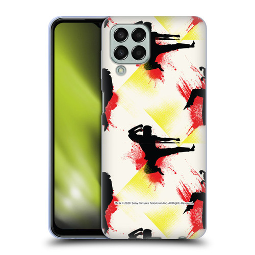 Cobra Kai Graphics Kick Pattern Soft Gel Case for Samsung Galaxy M33 (2022)
