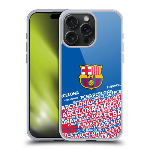 FC Barcelona Crest Impact Soft Gel Case for Apple iPhone 15 Pro Max & MagSafe