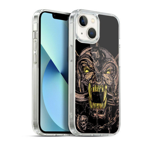 Motorhead Graphics Snaggletooth Soft Gel Case for Apple iPhone 13
