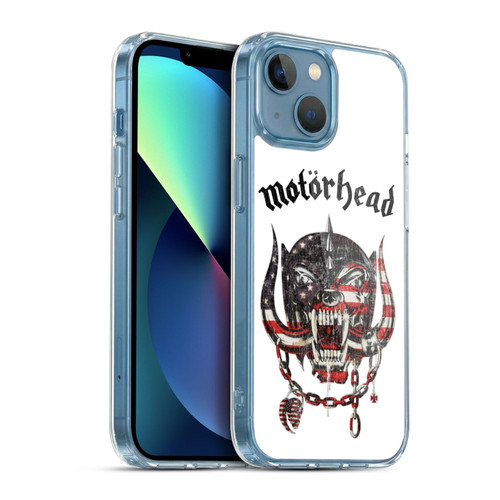 Motorhead Graphics American Skull Soft Gel Case for Apple iPhone 13 Mini & MagSafe