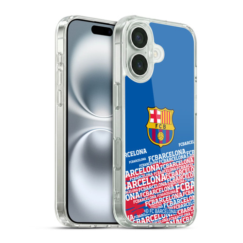 FC Barcelona Crest Impact Soft Gel Case for Apple iPhone 16 & MagSafe