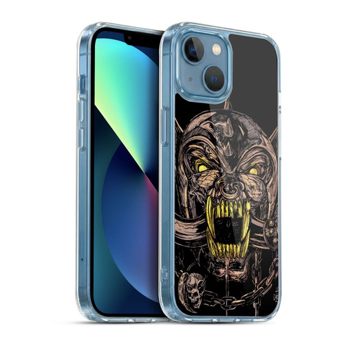 Motorhead Graphics Snaggletooth Soft Gel Case for Apple iPhone 13 Mini & MagSafe