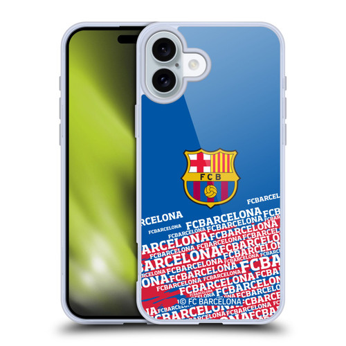 FC Barcelona Crest Impact Soft Gel Case for Apple iPhone 16 Plus & MagSafe