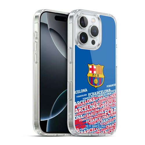 FC Barcelona Crest Impact Soft Gel Case for Apple iPhone 16 Pro & MagSafe